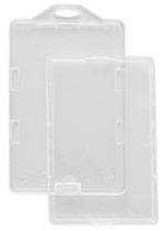 Milky-White Rigid-Plastic Card Holder (1840-3025)